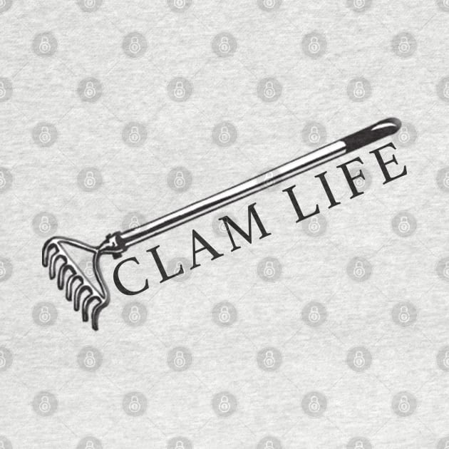 Clam Life by  The best hard hat stickers 